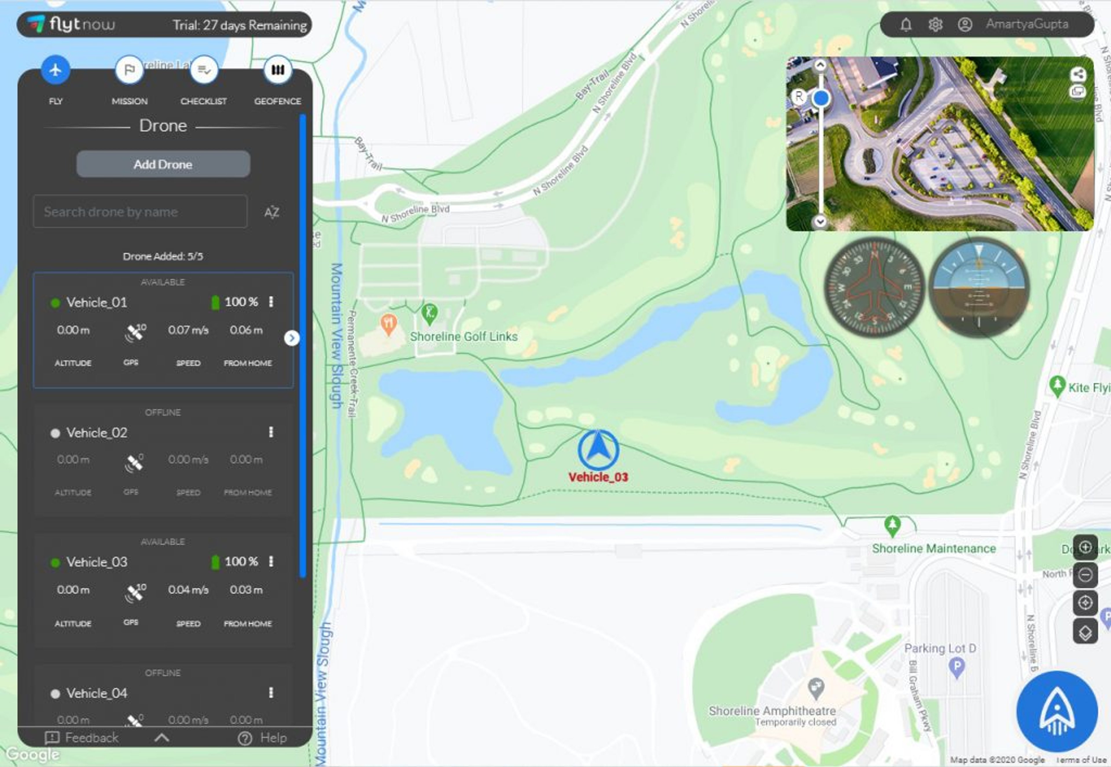 FlytNow Dashboard