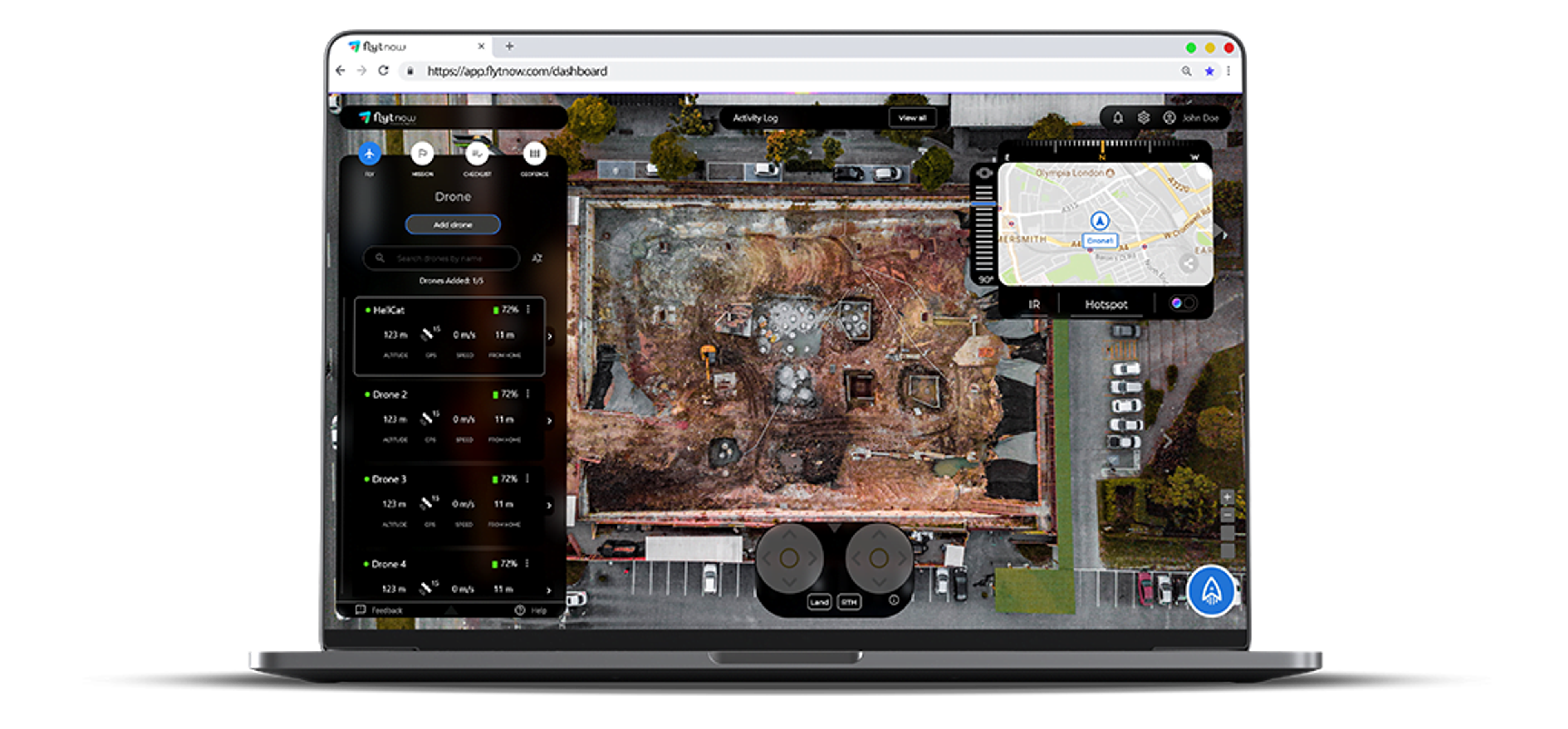 aerial surveillance using flytnow