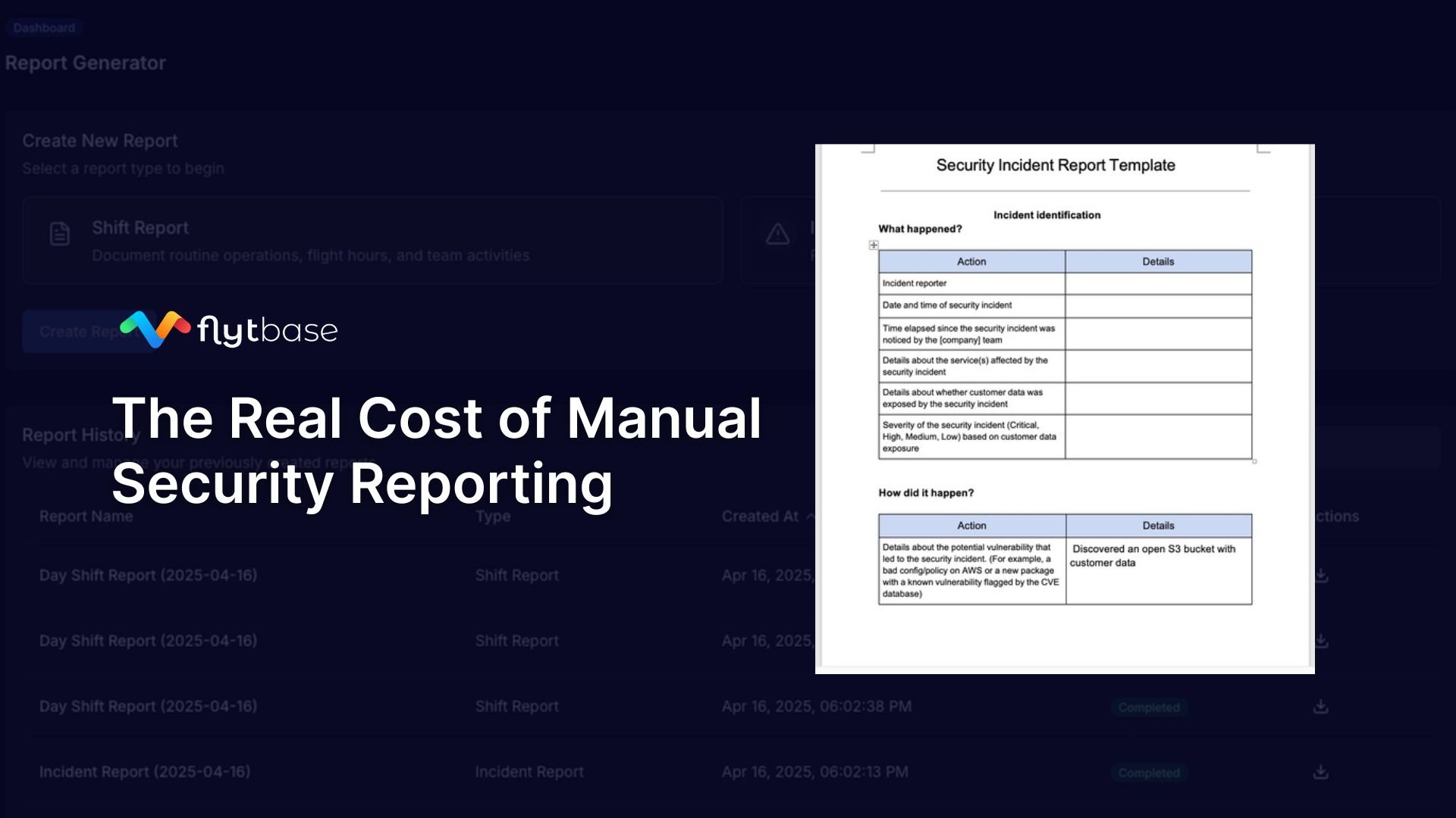 Why 73% of Security Teams Still Use Manual Reporting (and What It’s Costing Them)