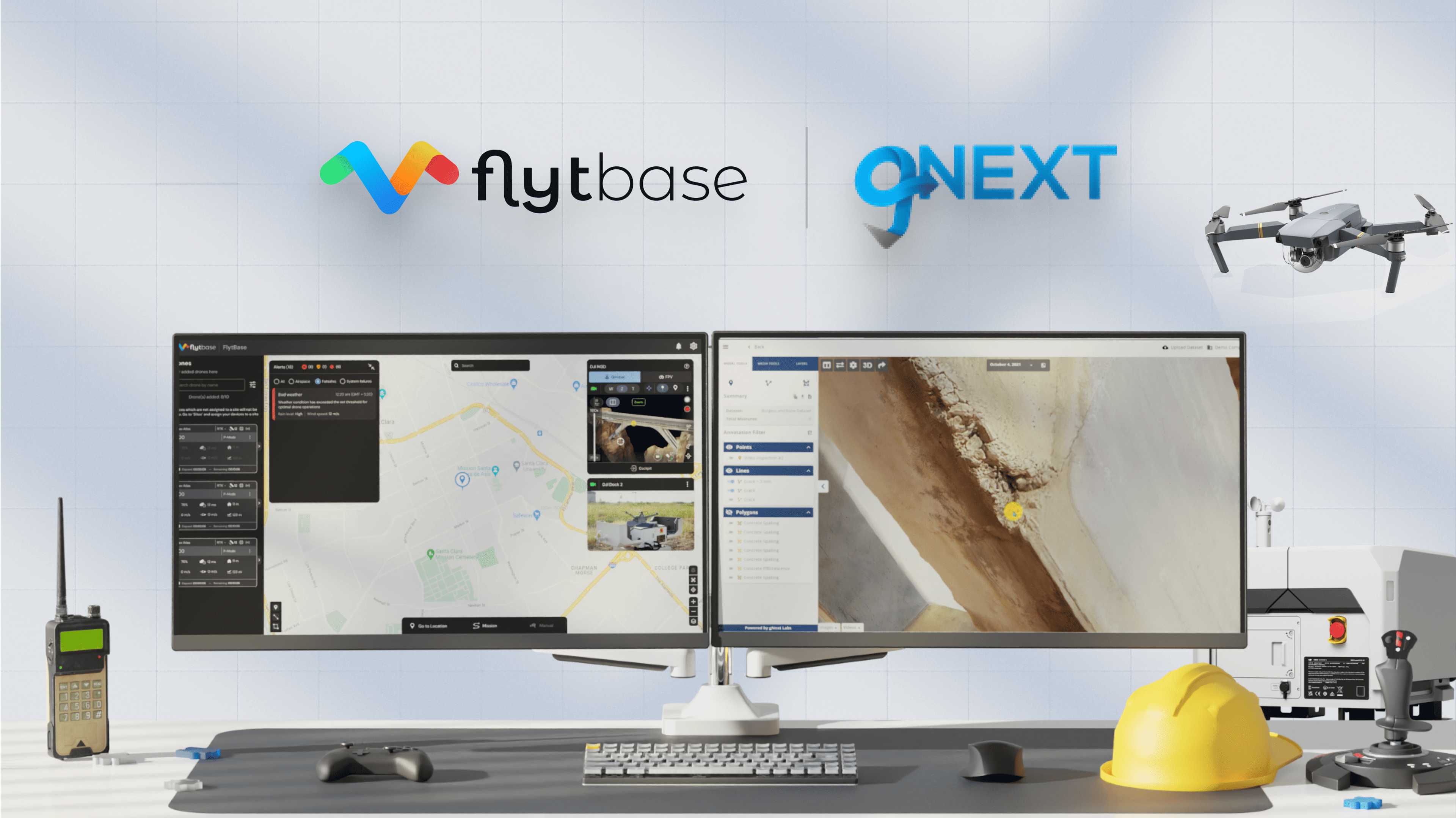 تتعاون شركتا FlytBase و gNext لأتمتة عمليات فحص الأصول وتوفير المزيد من الوقت