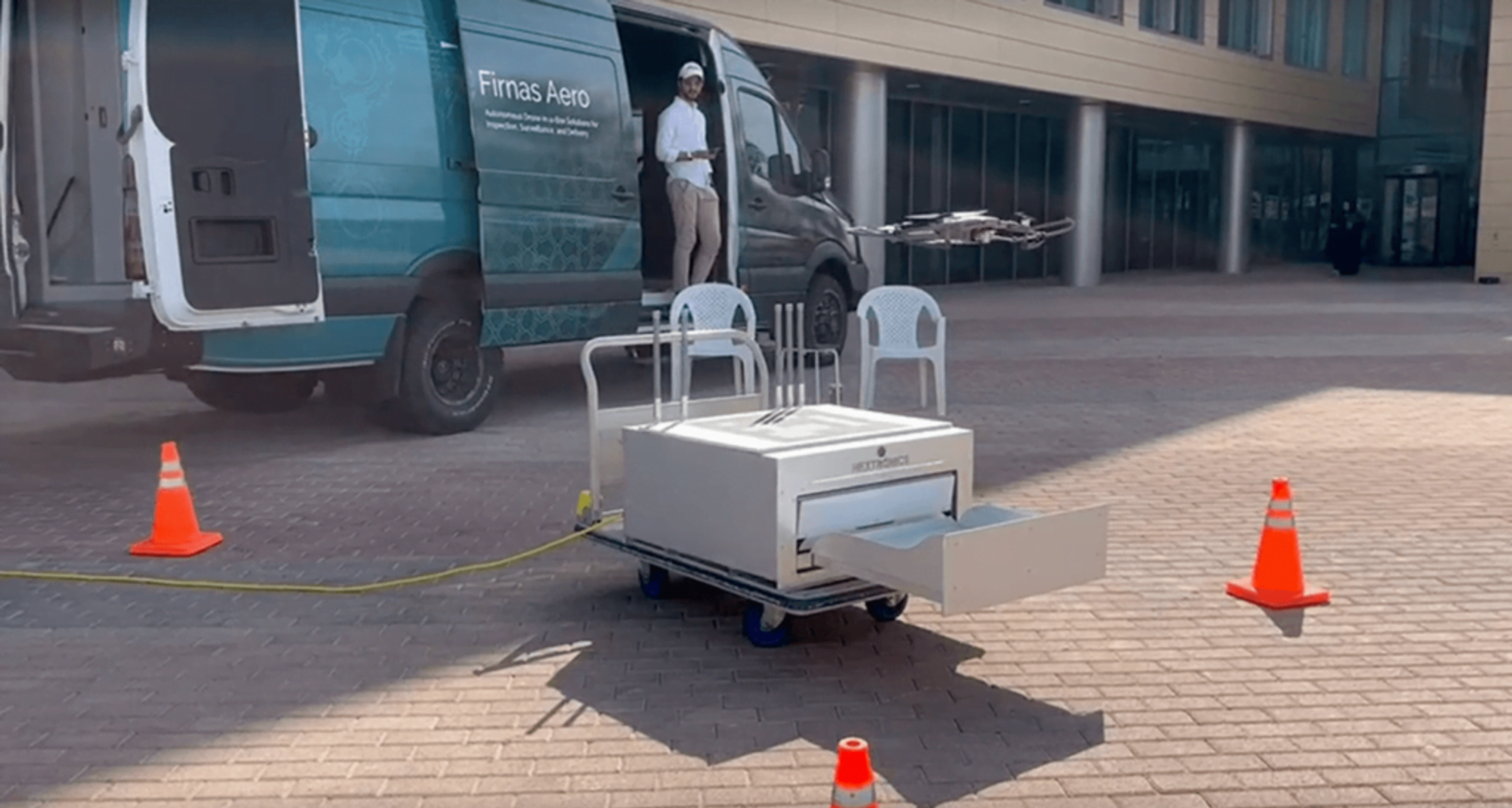 drone in a box for security