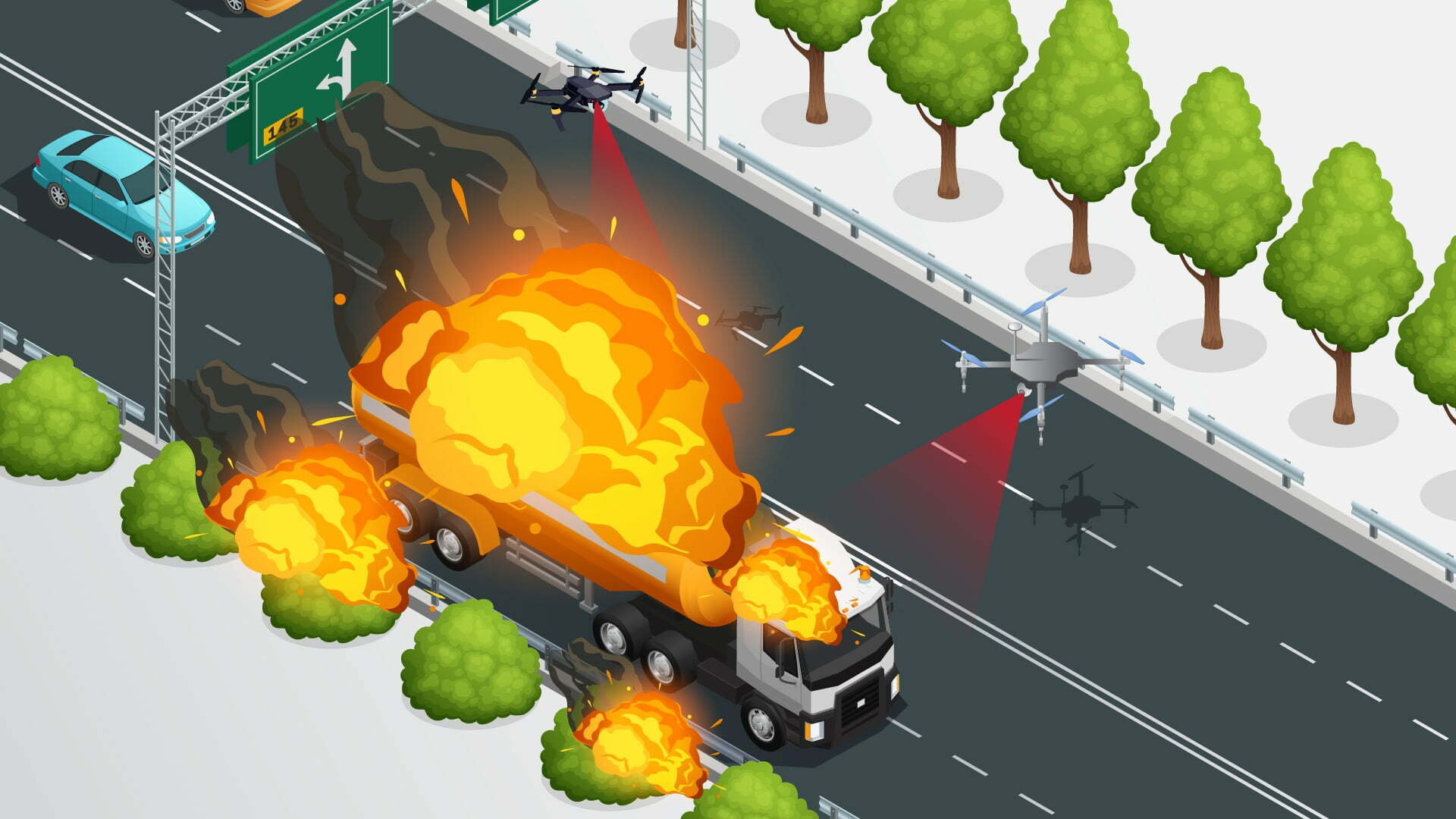 road accident