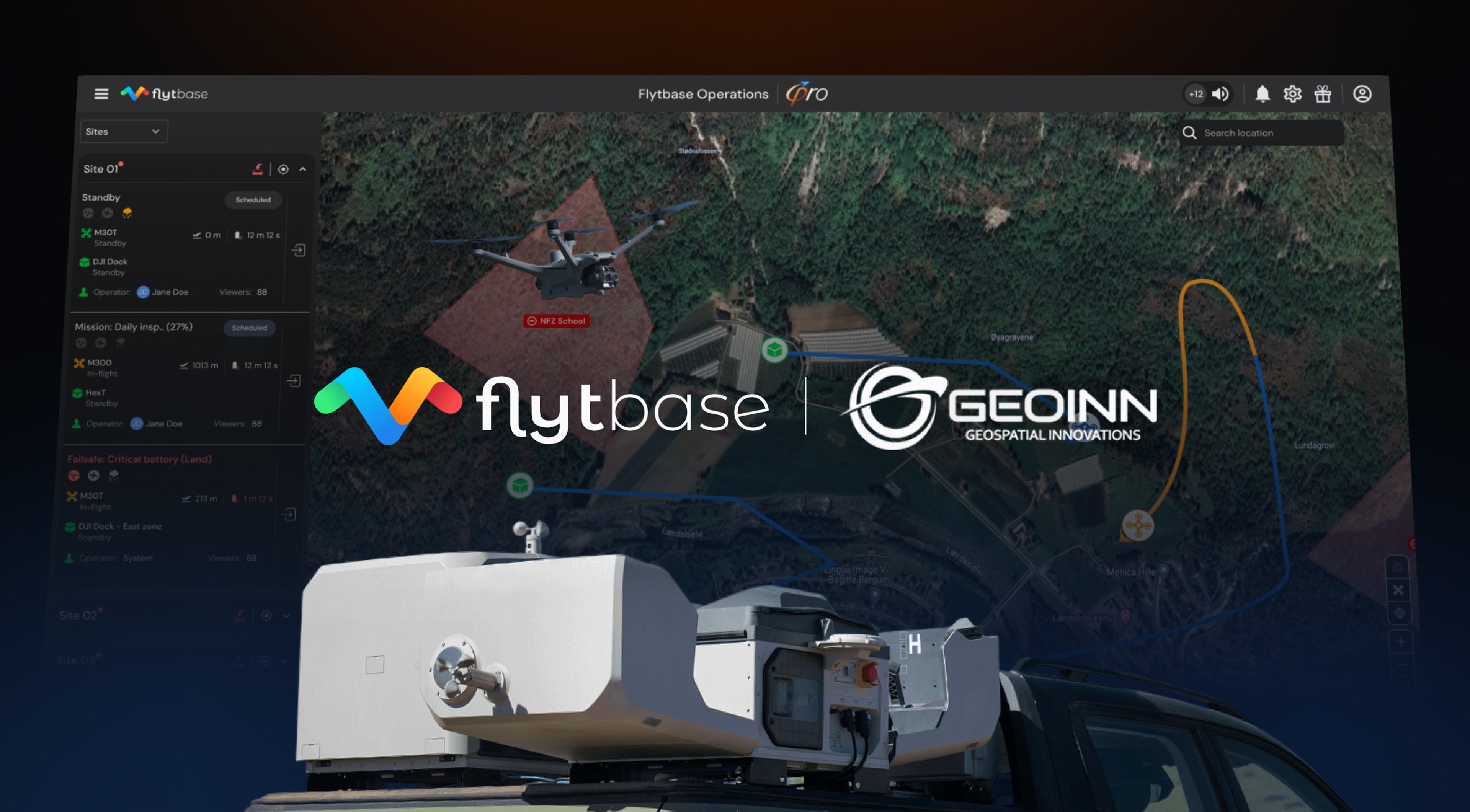 شركتا FlytBase وGEOINN تتعاونان لأتمتة عمليات رسم الخرائط والمراقبة باستخدام الطائرات بدون طيار في أمريكا الوسطى