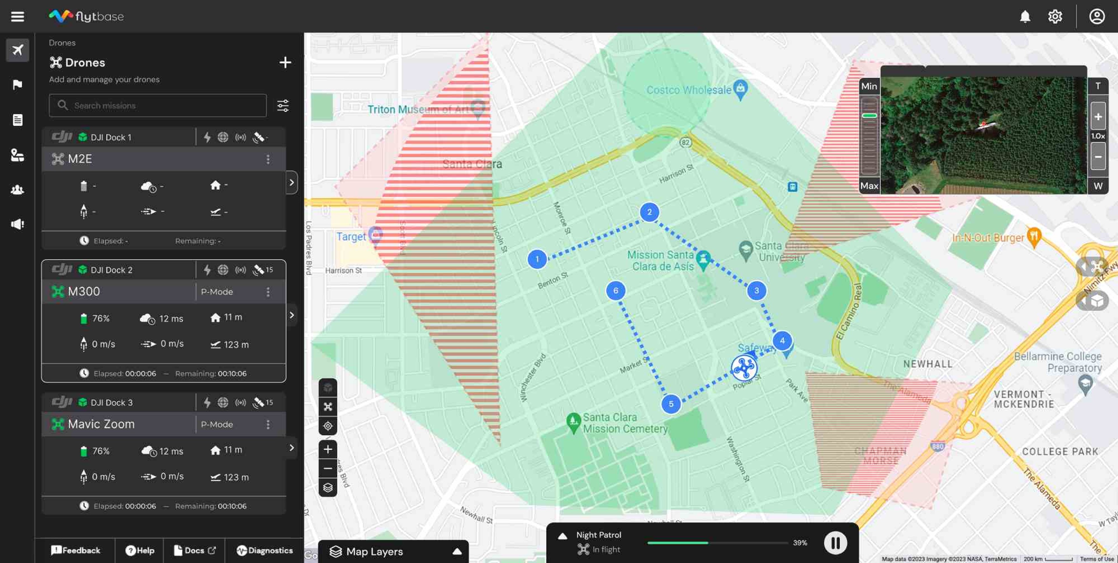 Mission planning dashboard 