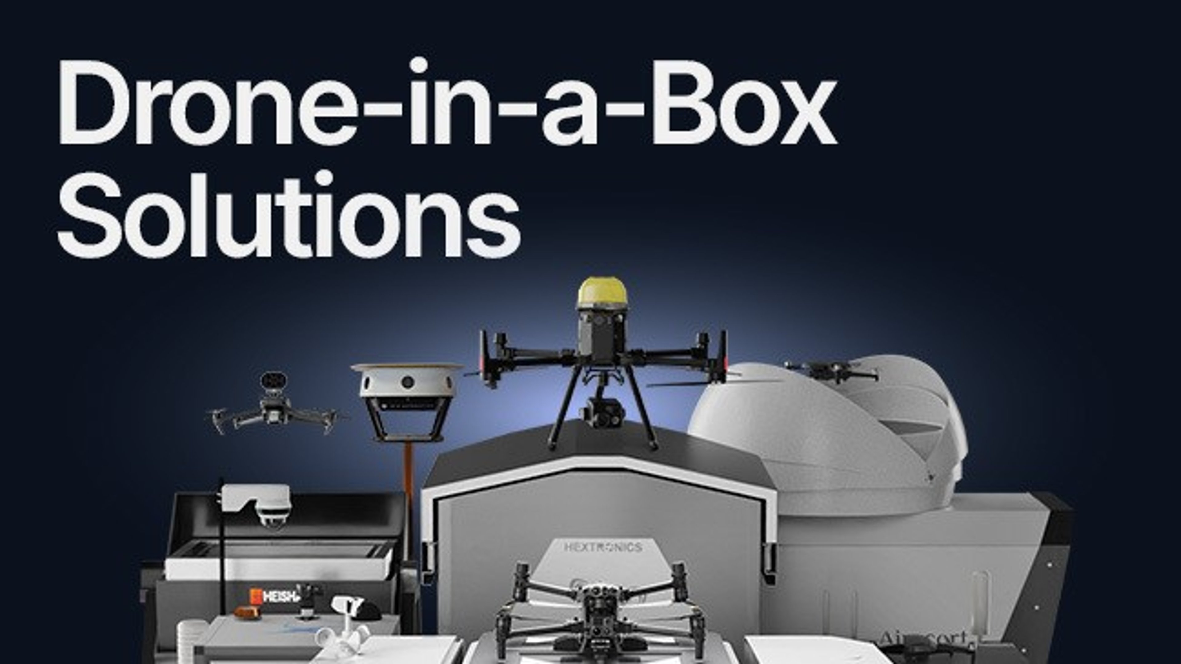 Solutions de drones en boîte