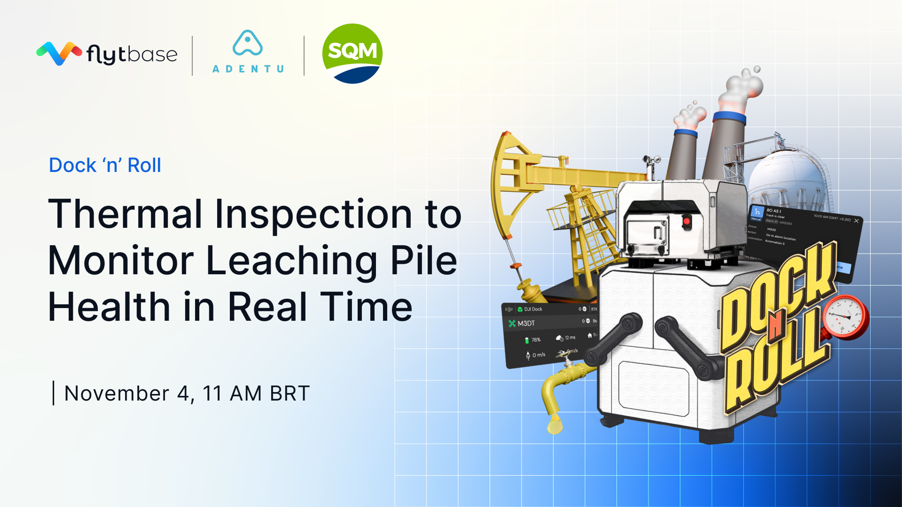 Autonomous Thermal Inspections at SQM to Monitor Leaching Pile Health in Real Time