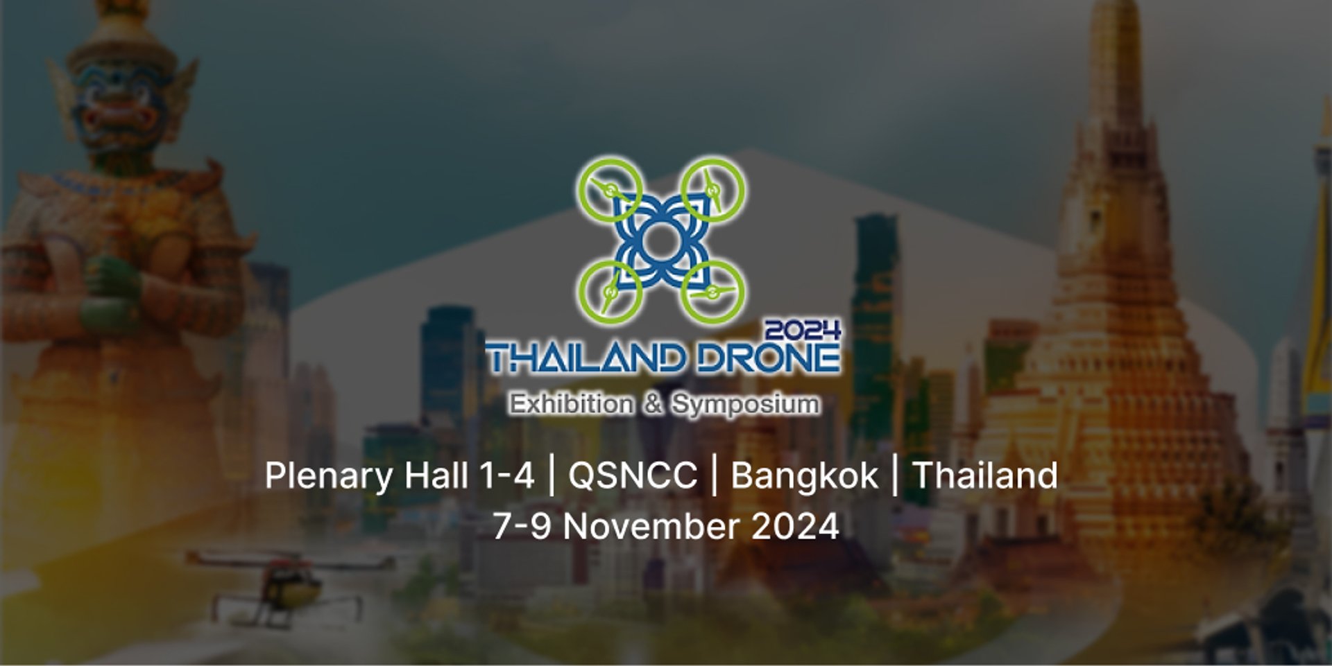 Exposición y simposio de drones de Tailandia