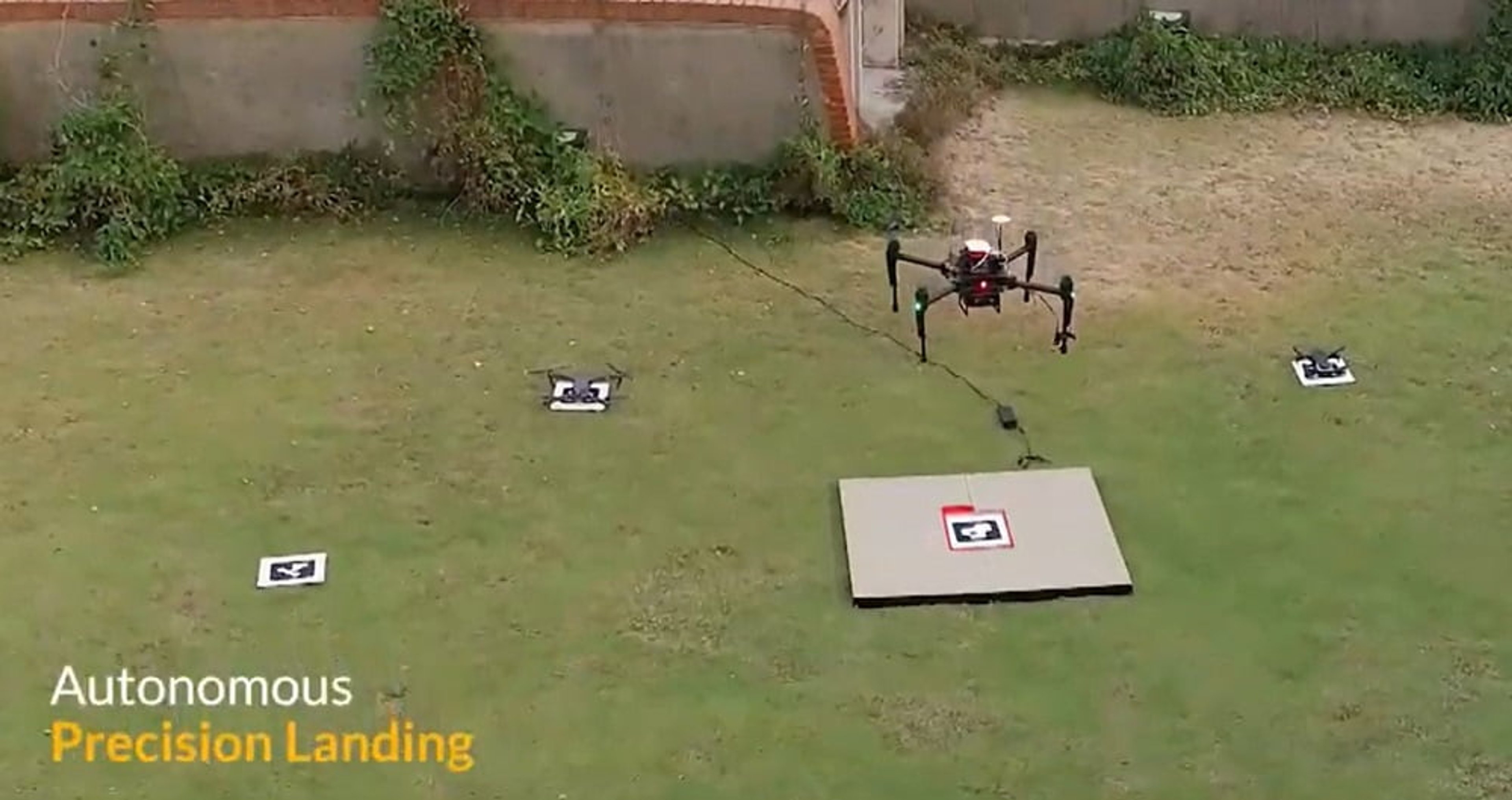precision landing for security applications