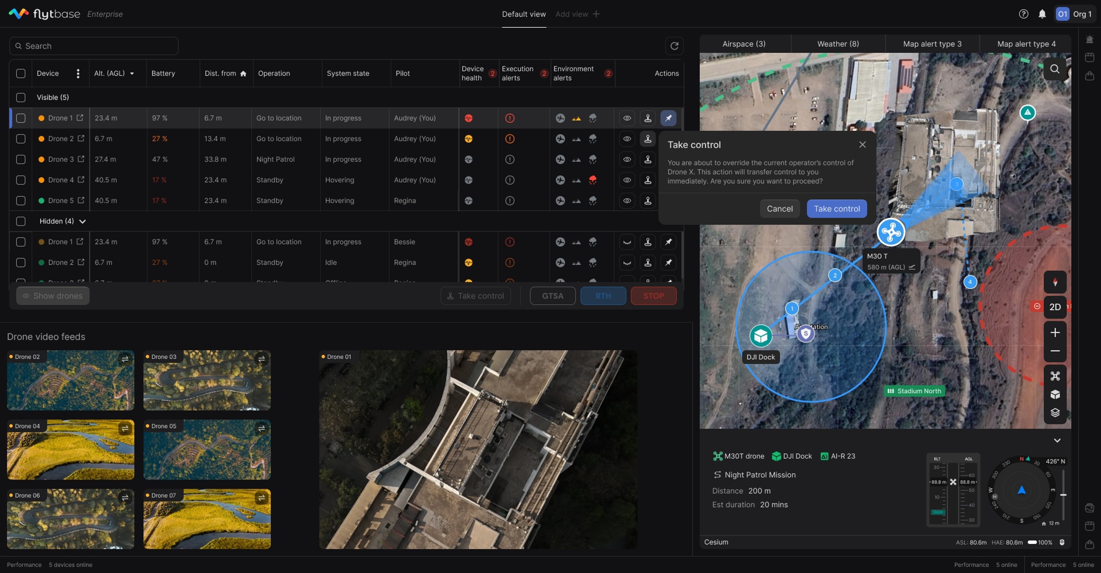 Centralized Fleet Management Dashboard