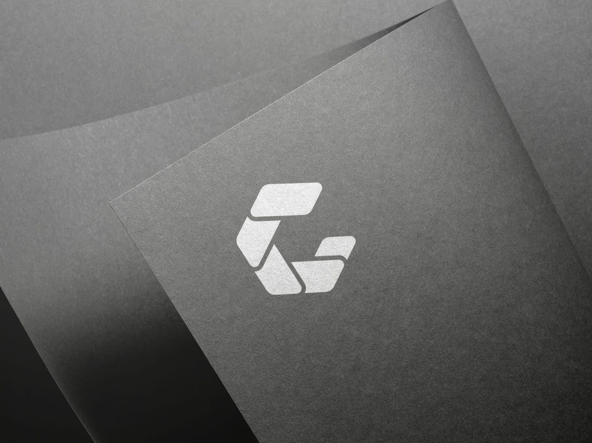 Grey sheet of paper with the Codsall Driveways logo printed on it.