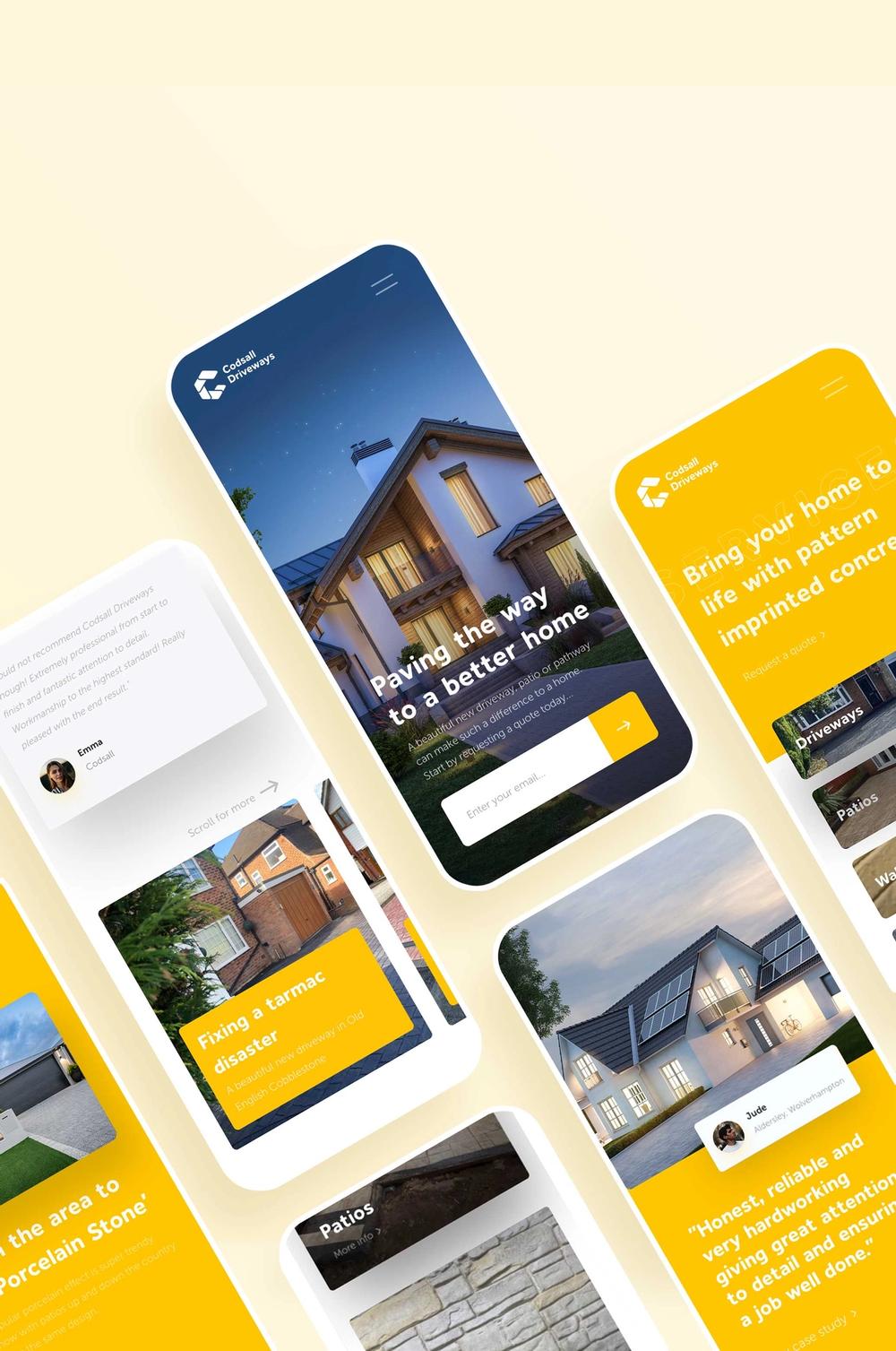 Codsall driveways case study from Silk Studio thumbnail image.