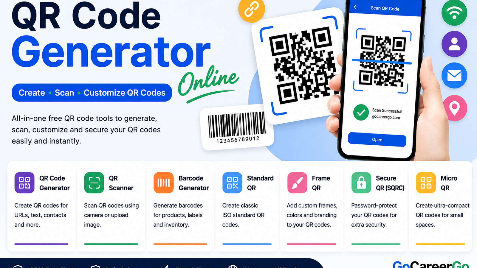 QR Code Generator Online – Free QR Code Tools & Scanner