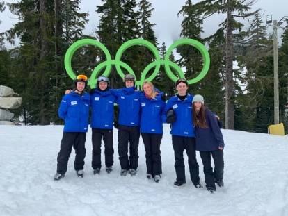 2010 Olympic Winter Games team at Cypress Mountain