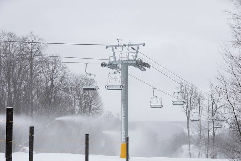 the Interconnect Triple chairlift at The Highlands