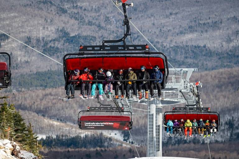 Jordan 8, 8-place lift in Sunday River, Maine