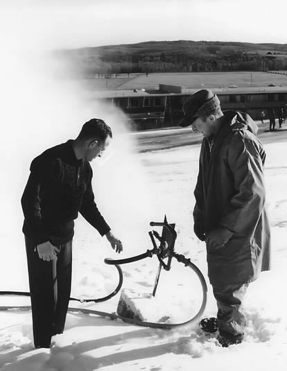 Everett Kircher introduces new snowmaking technology