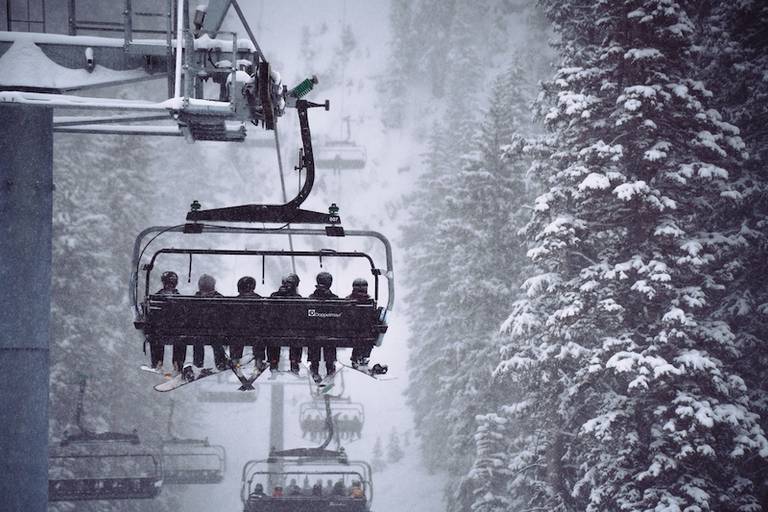 Crest 6, Utah’s Brighton Resort 6-person chairlift