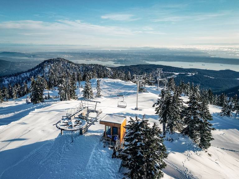Cypress Mountain’s SkyQuad chairlift