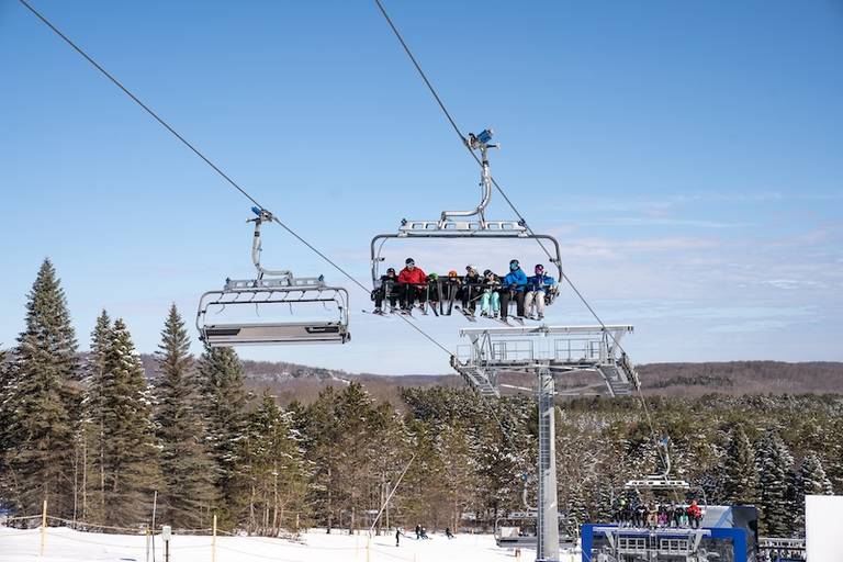 Boyne Mountain’s Disciples 8, 8-person ski lift