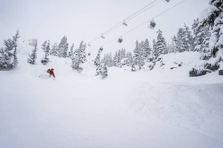 the Internationale Chair at Alpental