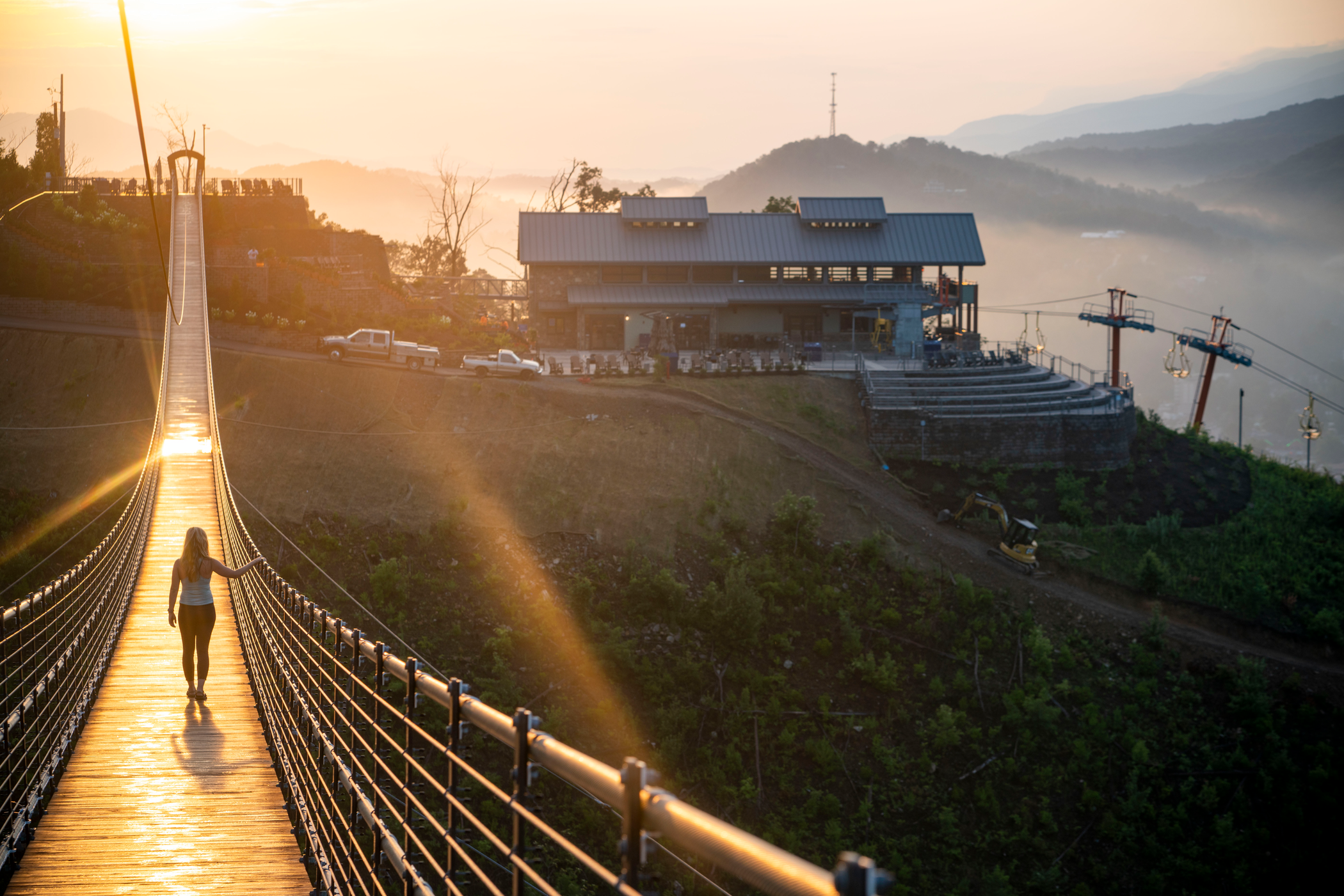 Gatlinburg SkyBridge Sunset