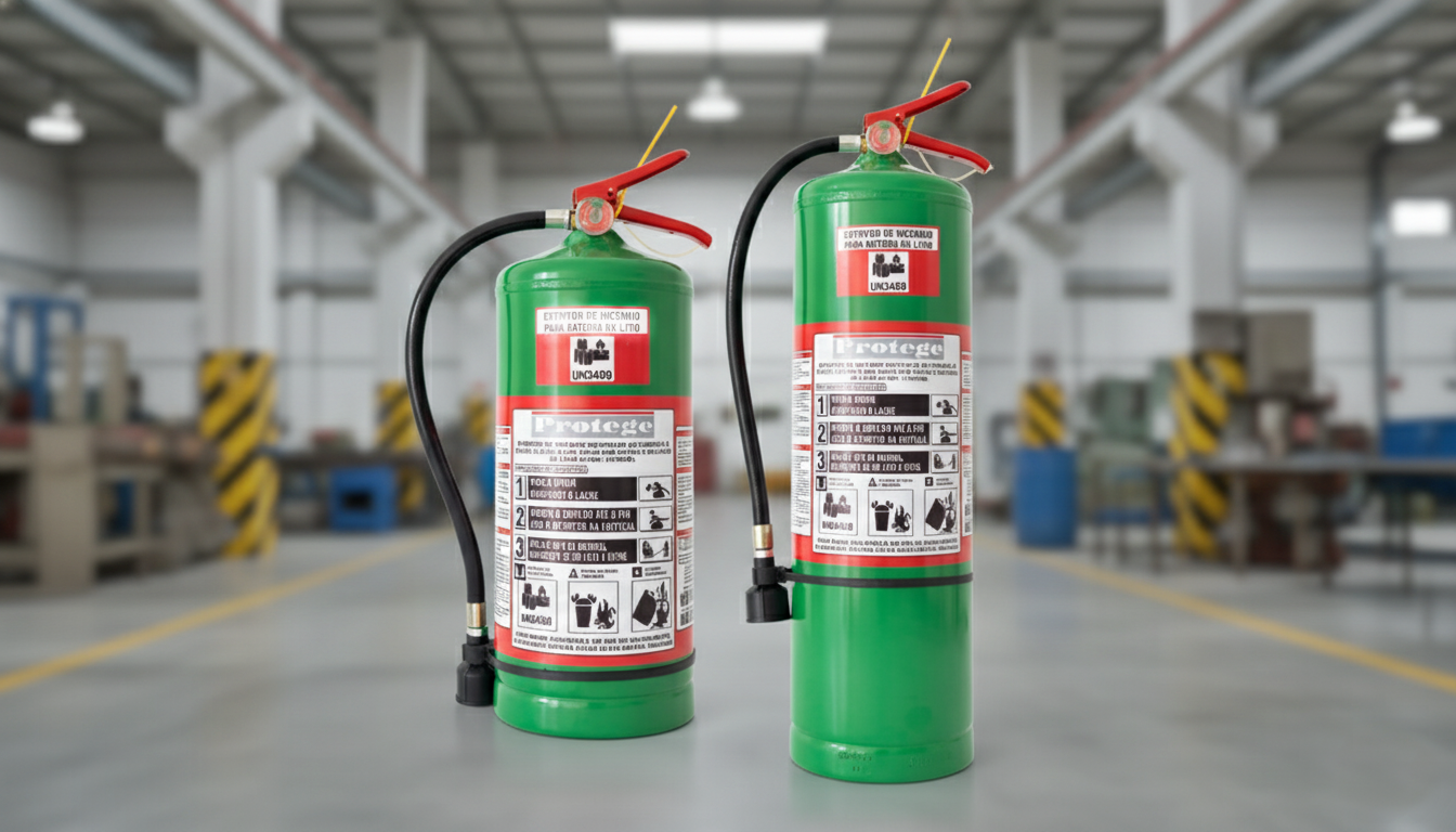 Extintor de Bateria de Lítio
