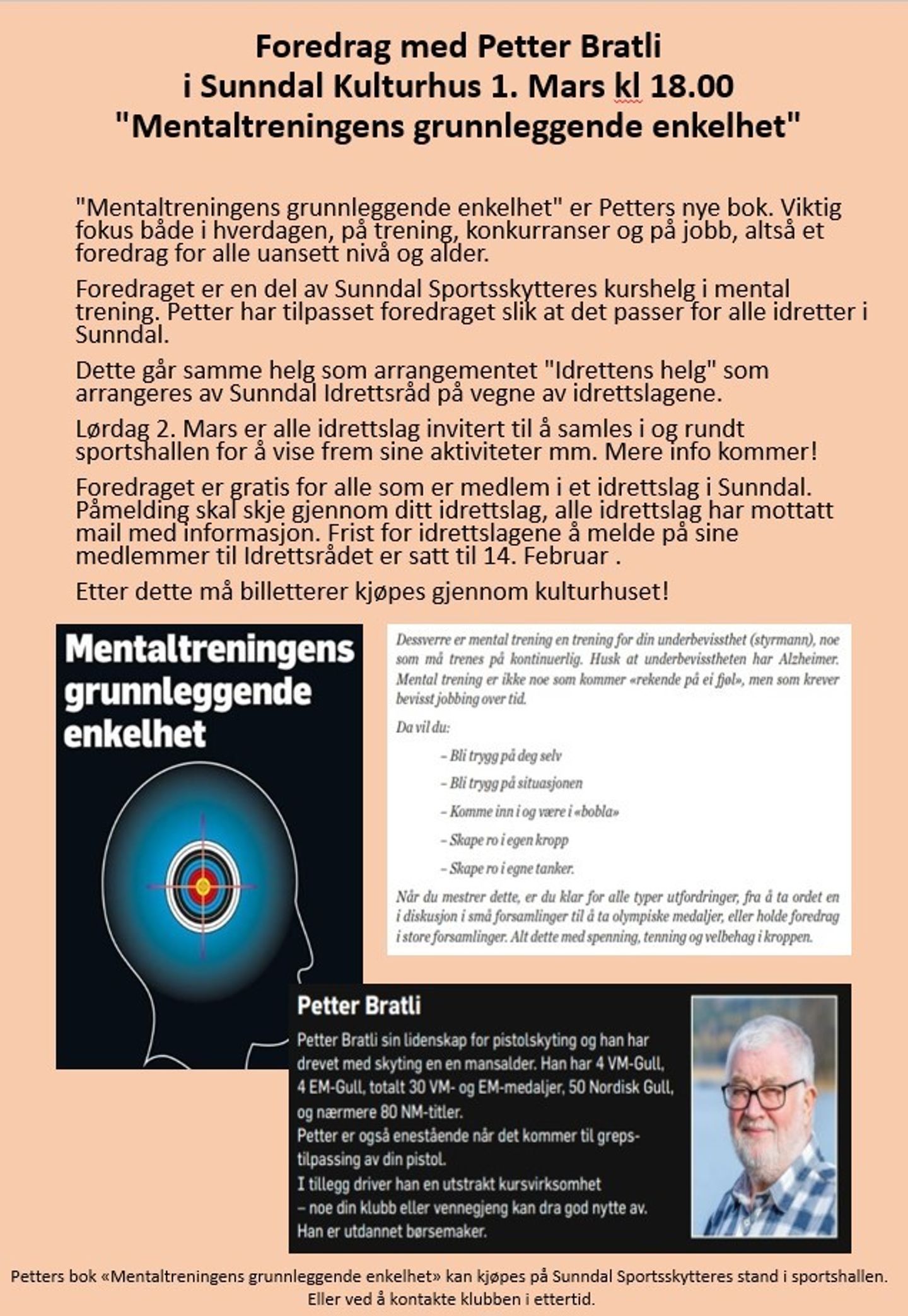 plakat foredrag, tekst i artikkel