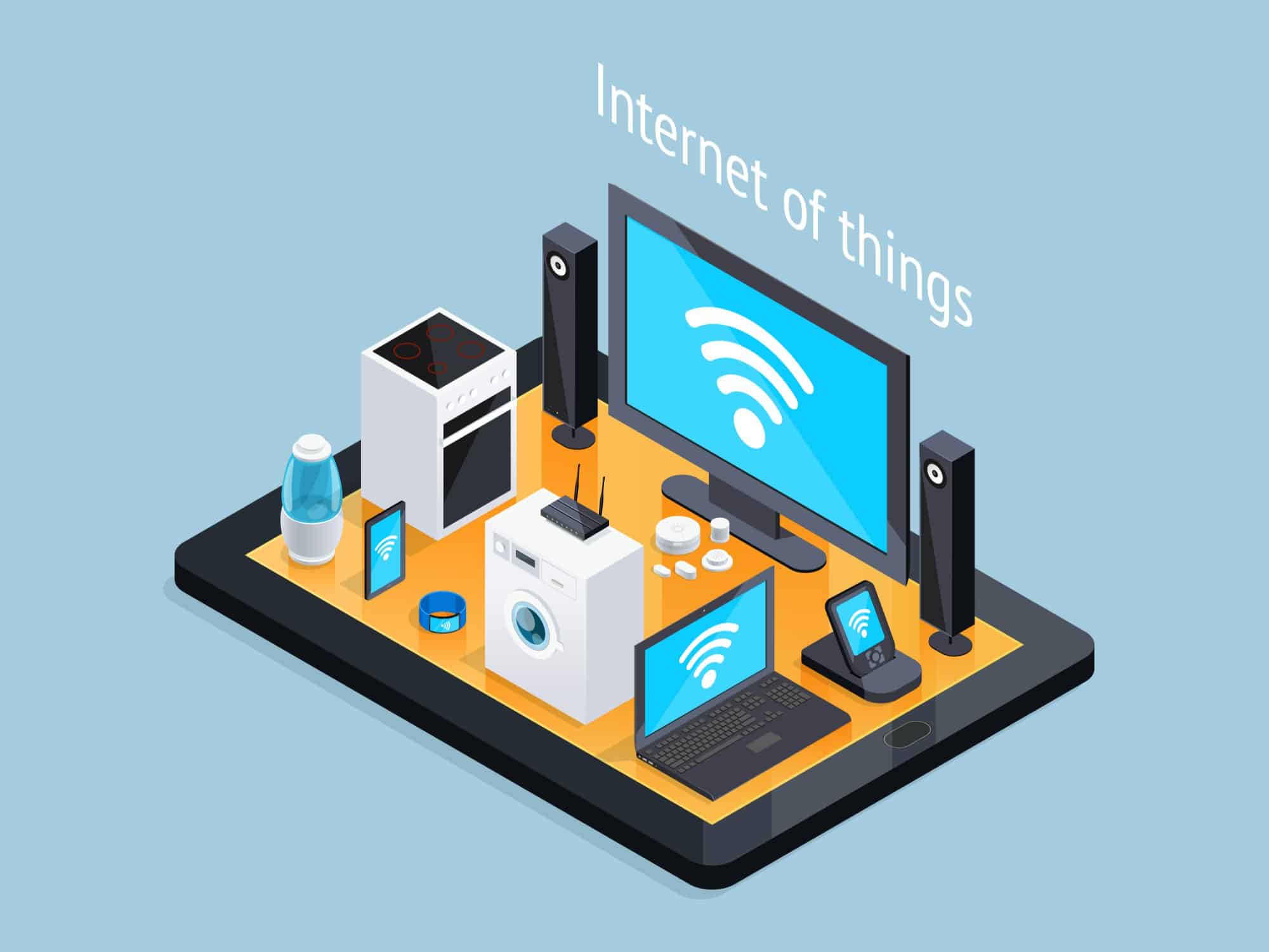 Connected sensors and digital monitoring systems used to optimize energy and water consumption in an industrial environment.