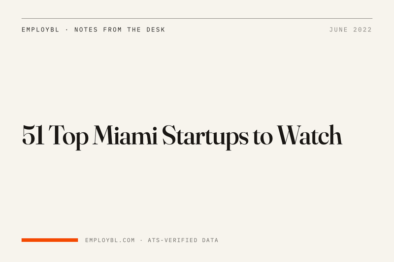 51 Top Miami Startups to Watch