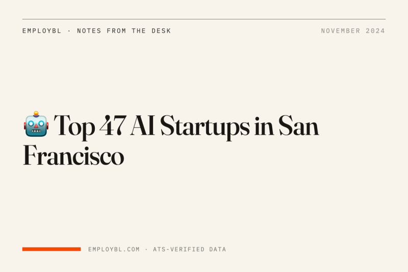 π€ Top 47 AI Startups in San Francisco