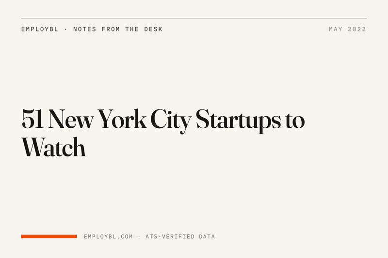 51 New York City Startups to Watch