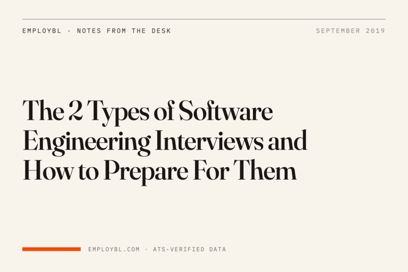 The 2 Types of Software Engineering Interviews and How to Prepare For Them