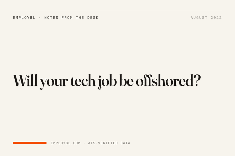 Will your tech job be offshored?