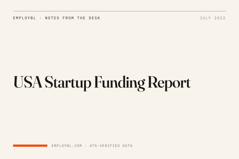 USA Startup Funding Report