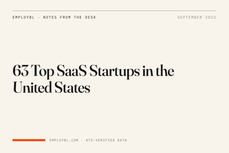 63 Top SaaS Startups in the United States