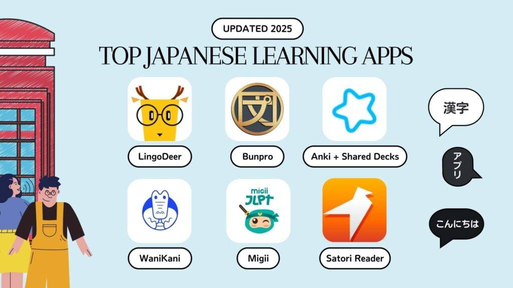 顶级日本学习应用程序-2025