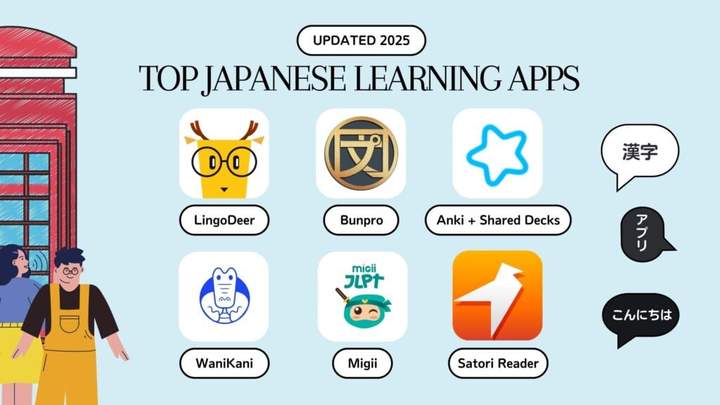 顶级日本学习应用程序-2025