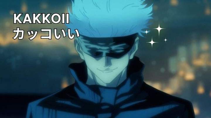 using kakkoii in anime