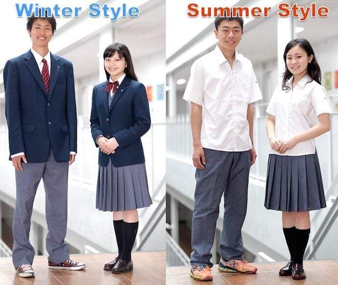 冬季和夏季日本制服