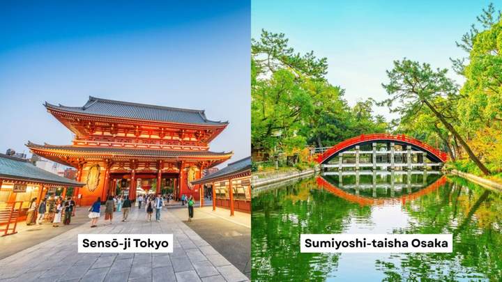 Hatsumode popular places in japan