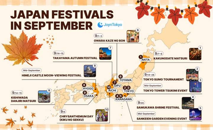 九月必去的日本节日