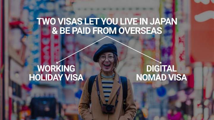 签证允许在日本生活并从海外获得报酬