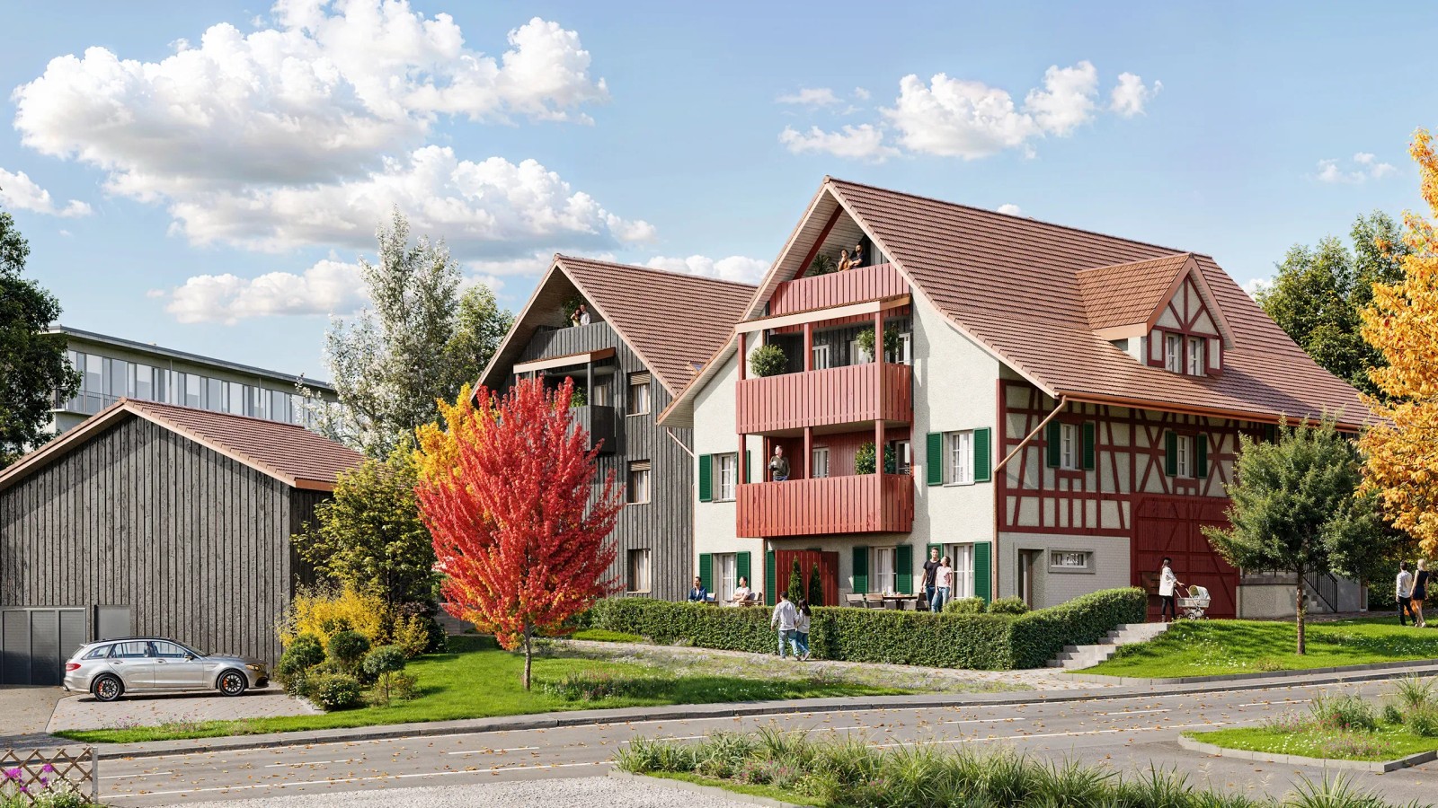 Visualisierung Immobilienprojekt