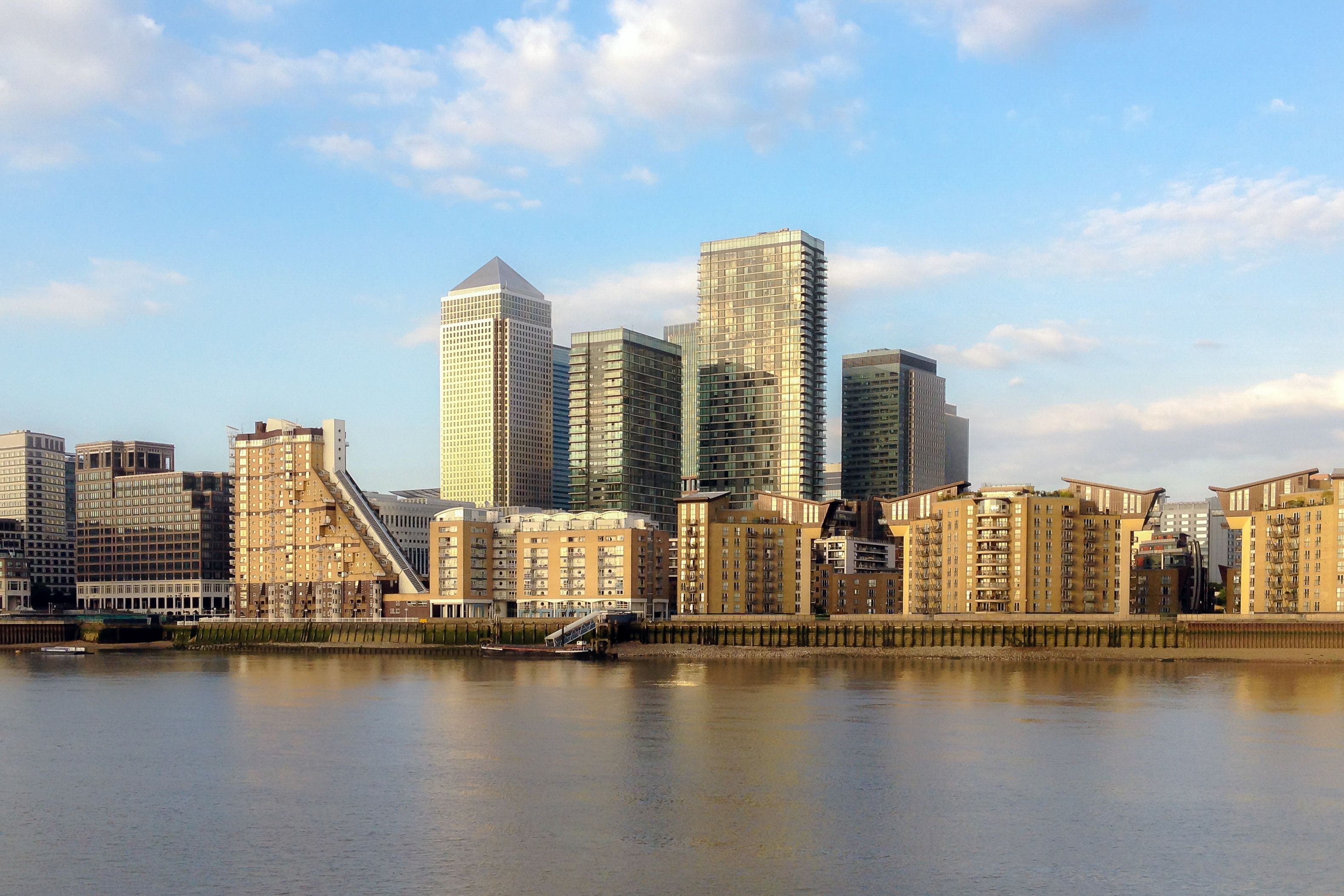 London City to Canary Wharf and the City