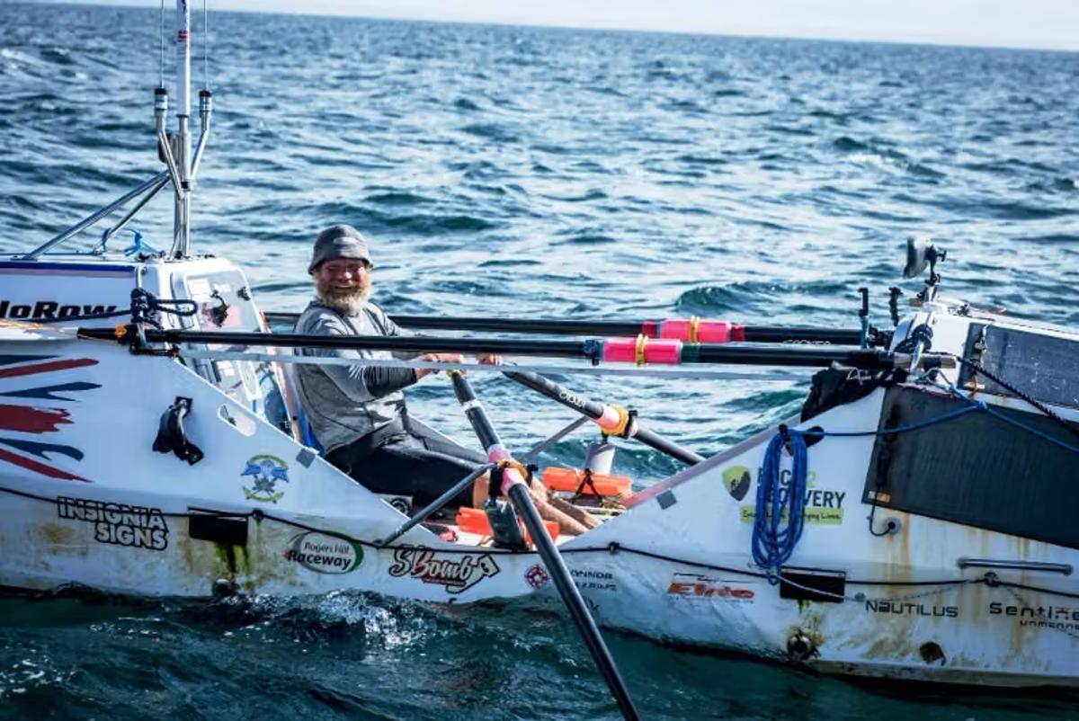 FORMER ROYAL MARINE PREPARES TO COMPLETE A 17,500-MILE OCEAN VOYAGE