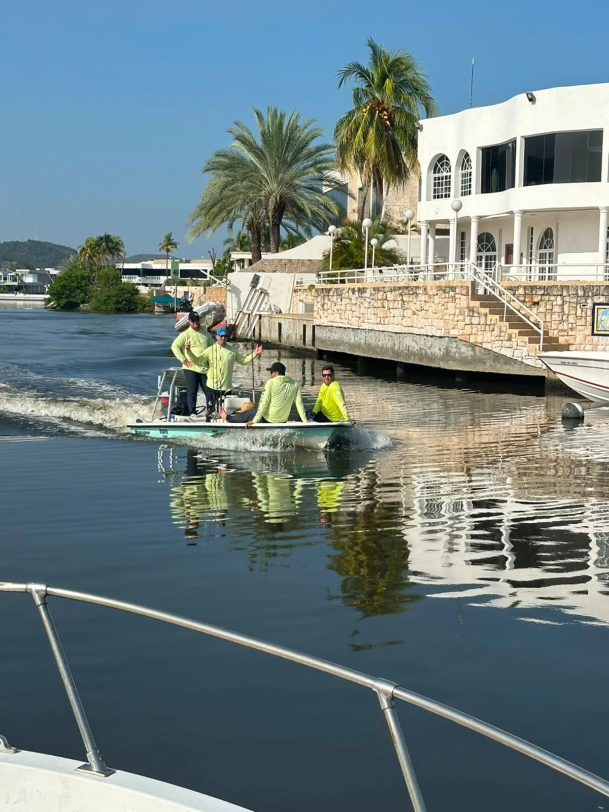 Pescadores en acción