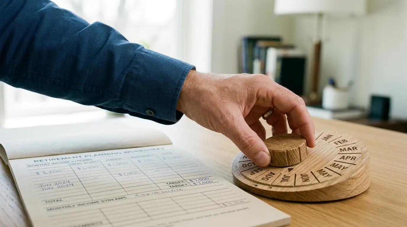 Retirement income timeline and annuity planning notes