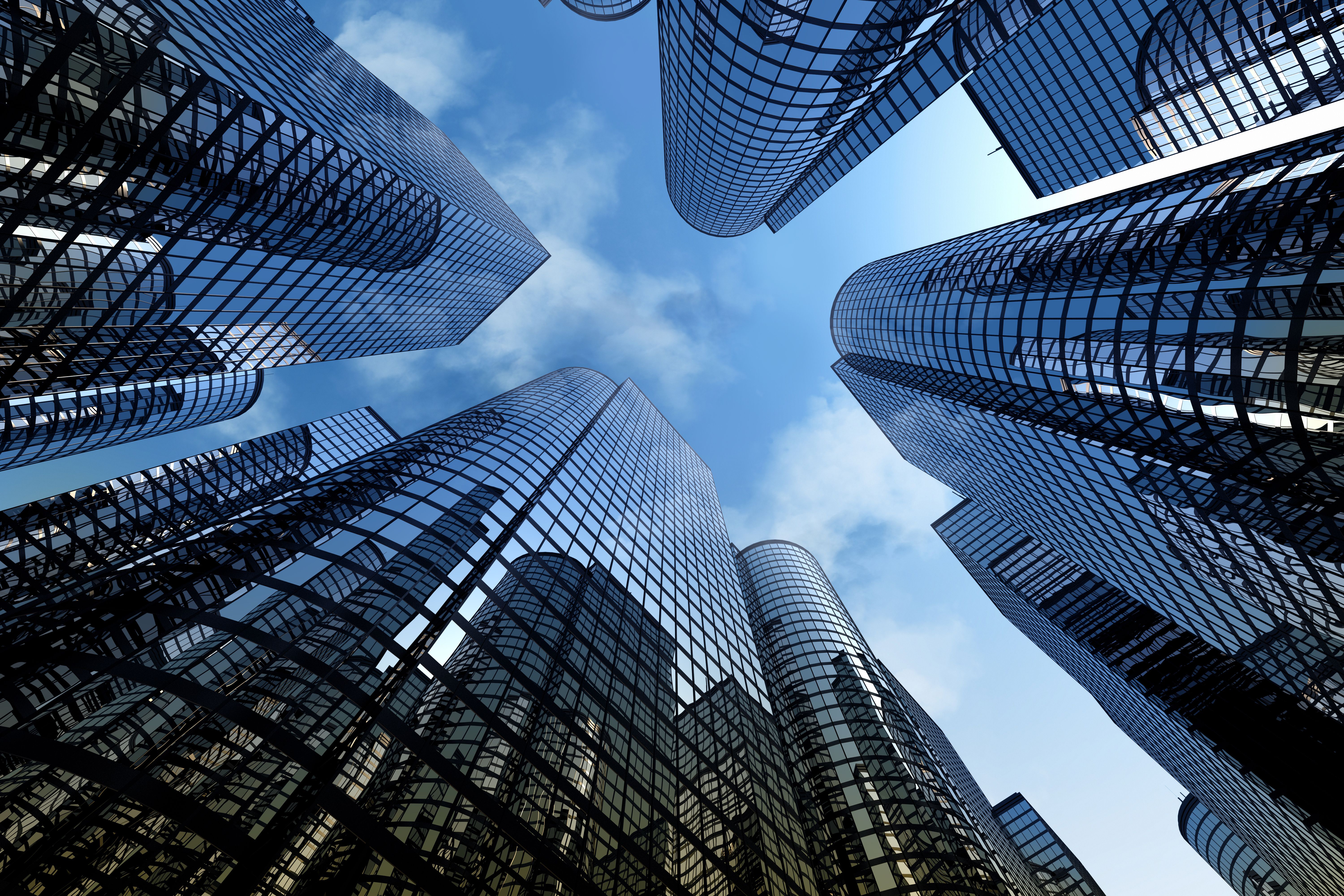 Image of high buildings.