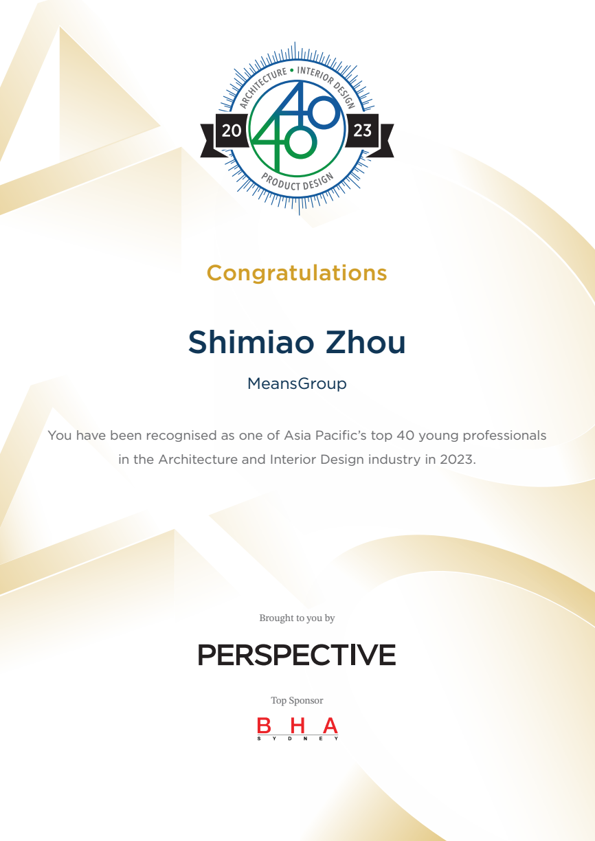 40x40 Award Asia Pacific