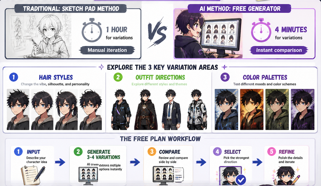 Anime AI Art Generator Free: Use It for Video Ideas